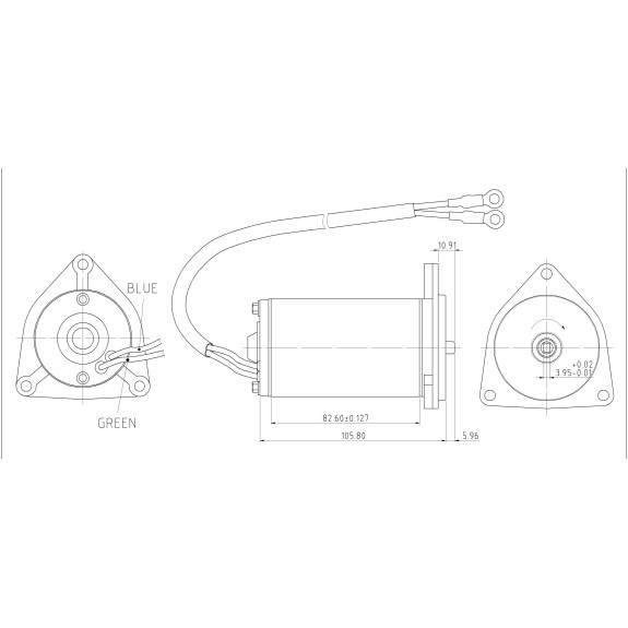 Moteur de trim Yamaha 40, 50, 60, 70, 90 Cv (92 &+), Version Eco