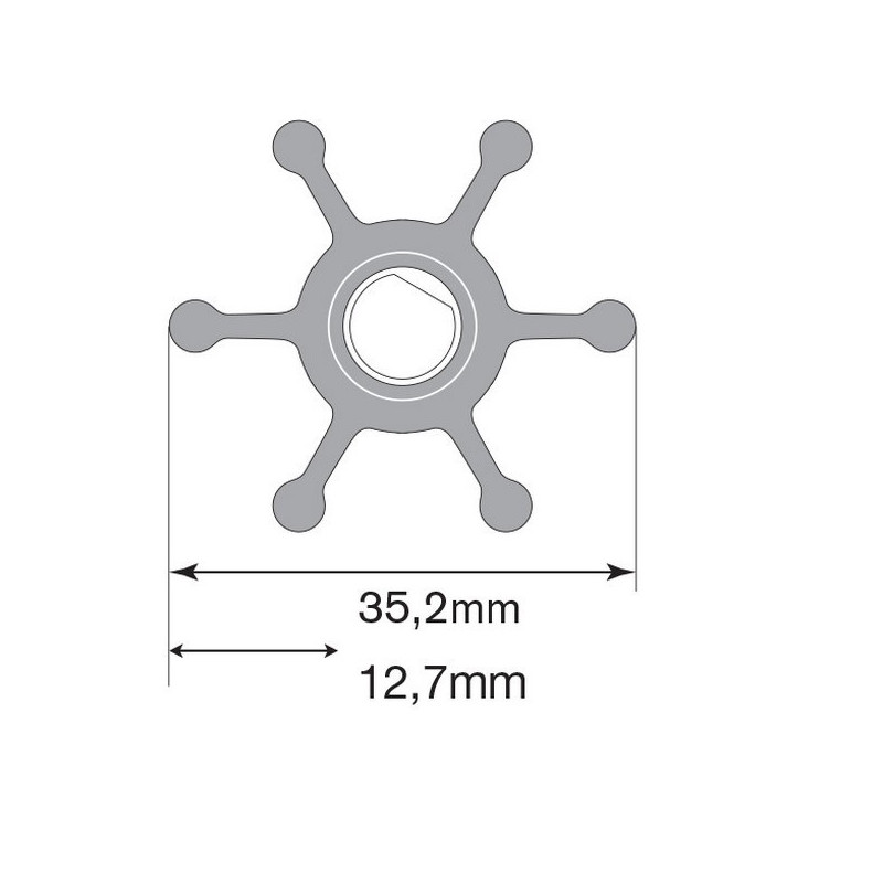 Turbine Nitrile Johnson F2 -Johnson