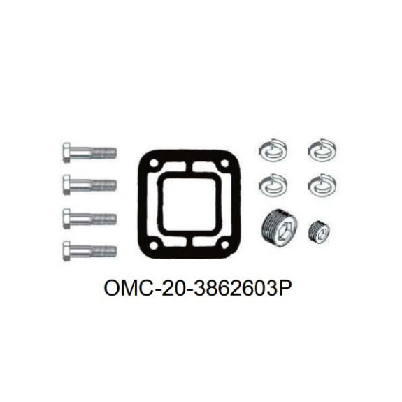 Joint de coude d'échappement Volvo, GM 4 cylindres 3.0L