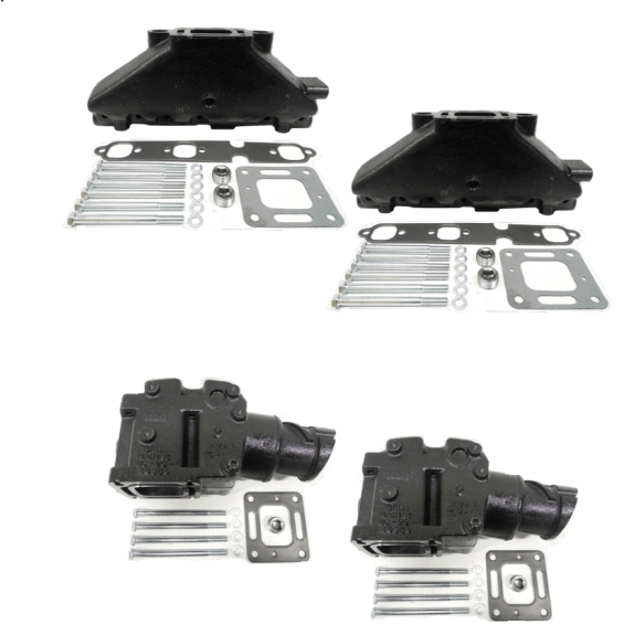 Kit refroidissement Mercruiser V6, coude et collecteur