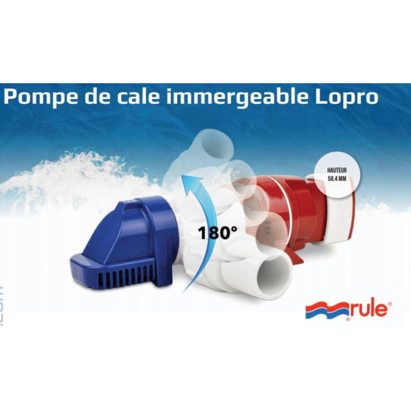 Pompe de cale LOPRO 900S automatique - RULE