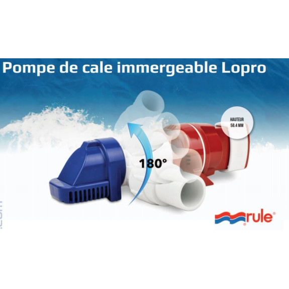 Pompe de cale LOPRO 900S automatique - RULE