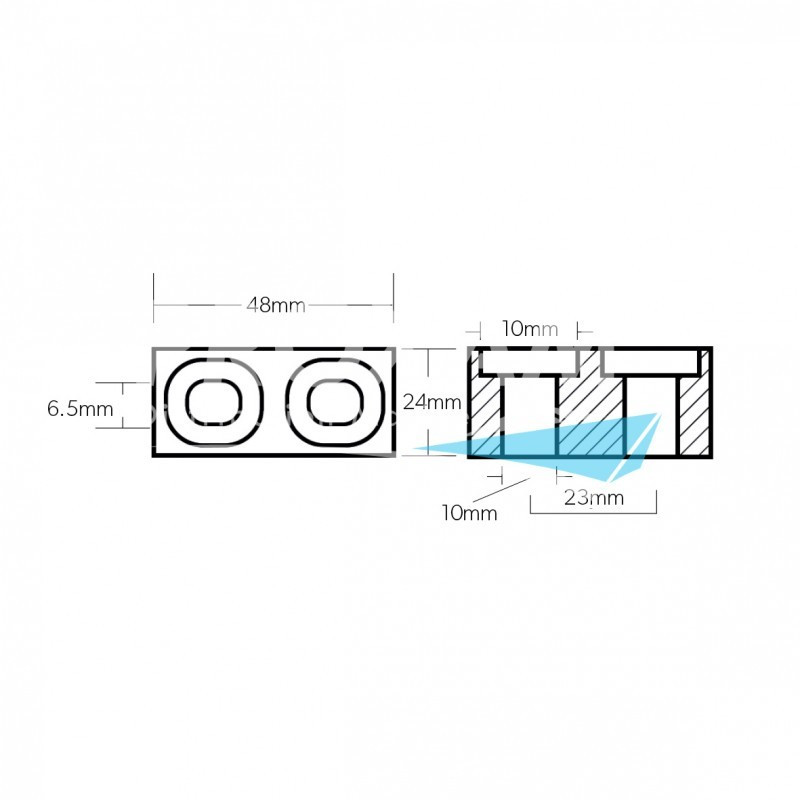Anode cube Suzuki DT90 à DT225