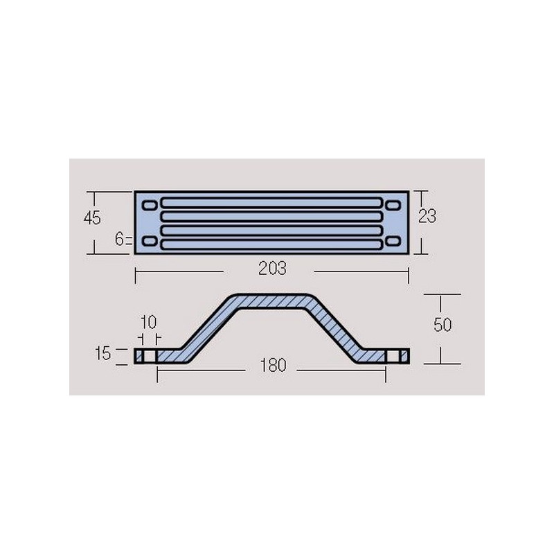 Anode barreau magnésium Yamaha 80 à 250 CV
