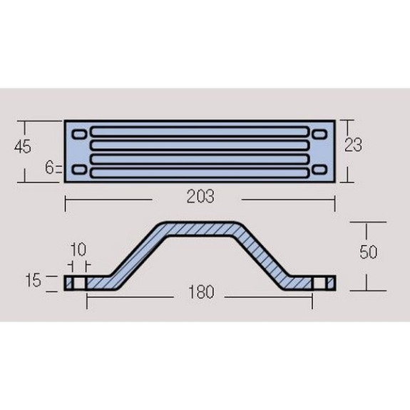 Anode barreau magnésium Yamaha 80 à 250 CV
