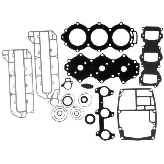 Pochette joints complète – Yamaha 70B/BETO/BEO / 60FEO/FETO/TR / 50G/GEO / 25B/BETO 3 cylindres 2 temps (1984-2014)