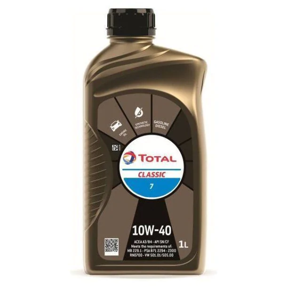 Huile moteur Total Neptuna 10w40, 4 temps, Semi synthese 1 L