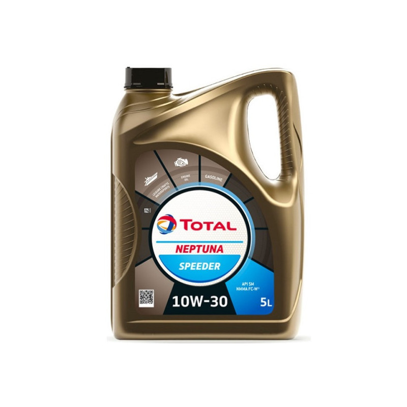 Huile moteur 10w30, 4 temps, synthèse  5 Litres Neptuna Speeder- TOTAL
