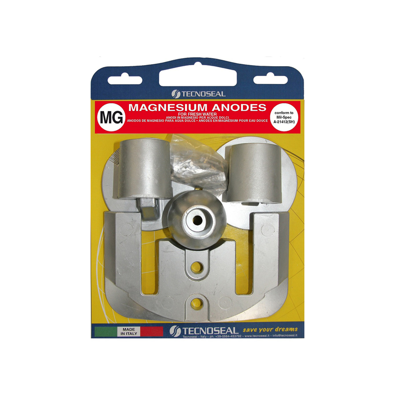 Kit Anodes Magnesium pour embase Bravo 3
