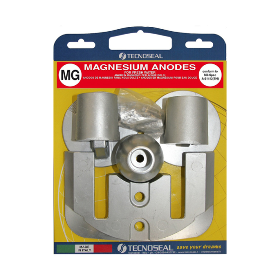 Kit Anodes Magnesium pour embase Bravo 3