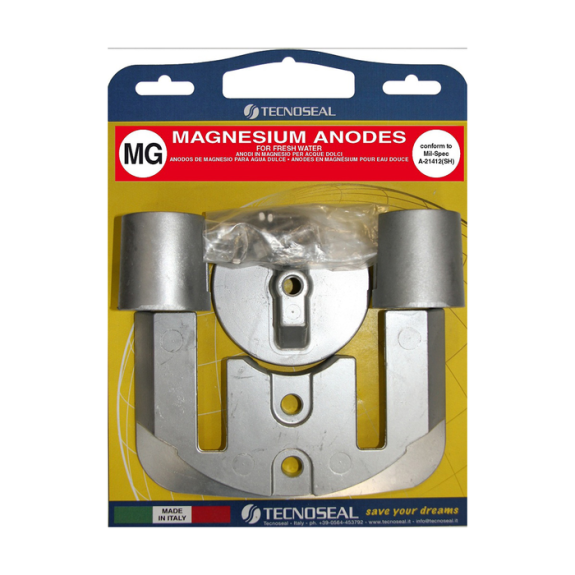 Kit Anodes Magnesium pour embase MERCRUISER Bravo II