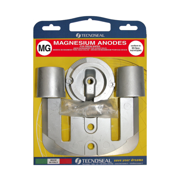 Kit Anodes Magnesium pour embase MERCRUISER Bravo I