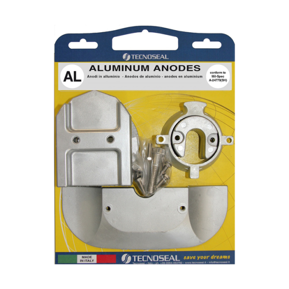 Kit anodes Aluminium pour embase Mercruiser Alpha one, Gen2 II