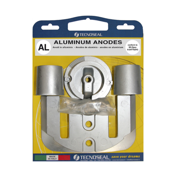 Kit Anodes Aluminium pour embase MERCRUISER BRAVO I