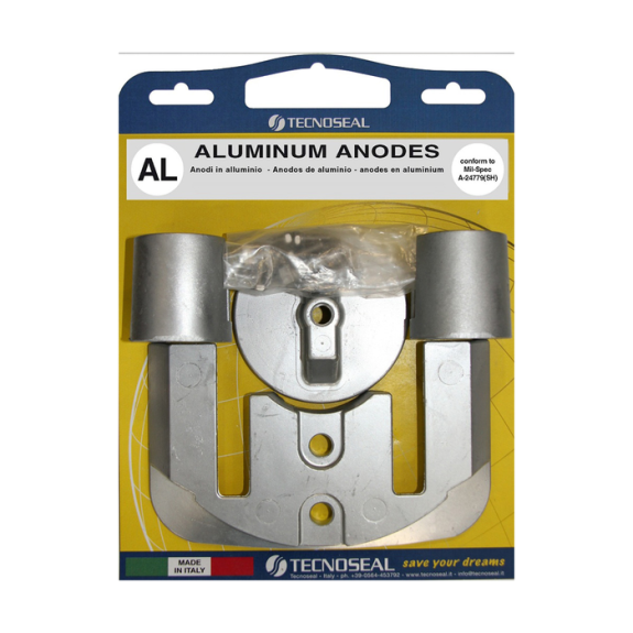 KIT Anodes Aluminium pour embase MERCRUISER BRAVO II et III