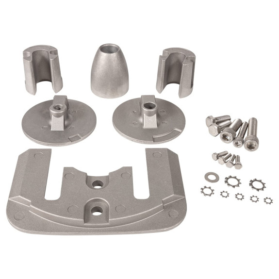 Kit Anodes Aluminium pour Embase MerCruiser Bravo III (2004 et plus)