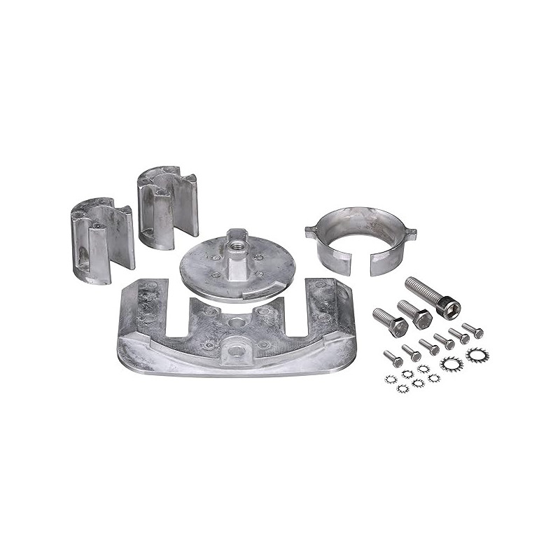 Kit Anodes Aluminium pour embase MERCRUISER BRAVO I