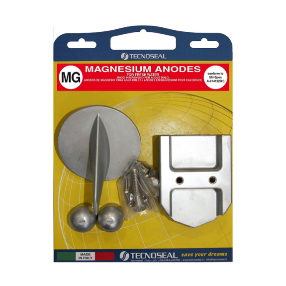 Kit Anodes Magnesium pour embase MERCRUISER Alpha One Gen1