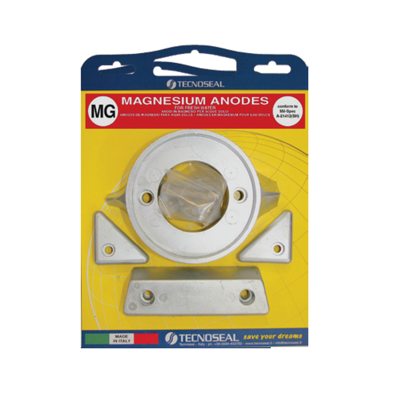 Kit Anodes Magnésium pour Embase Volvo Penta 290C