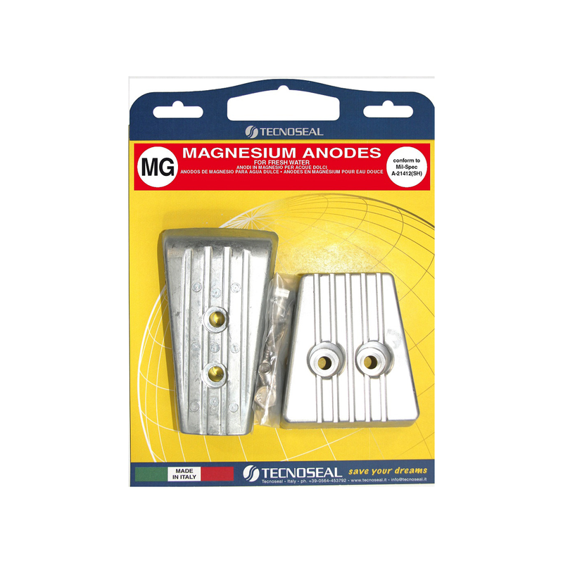 Kit Anodes Magnésium pour Embase Volvo Penta SX-A / DPS-A