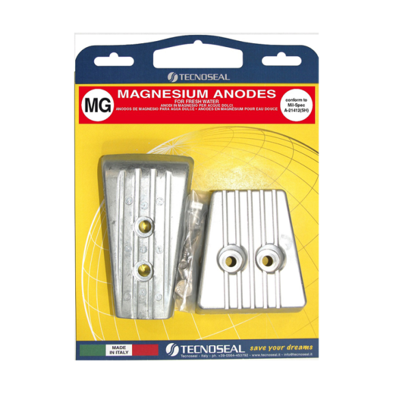 Kit Anodes Magnésium pour Embase Volvo Penta SX-A / DPS-A
