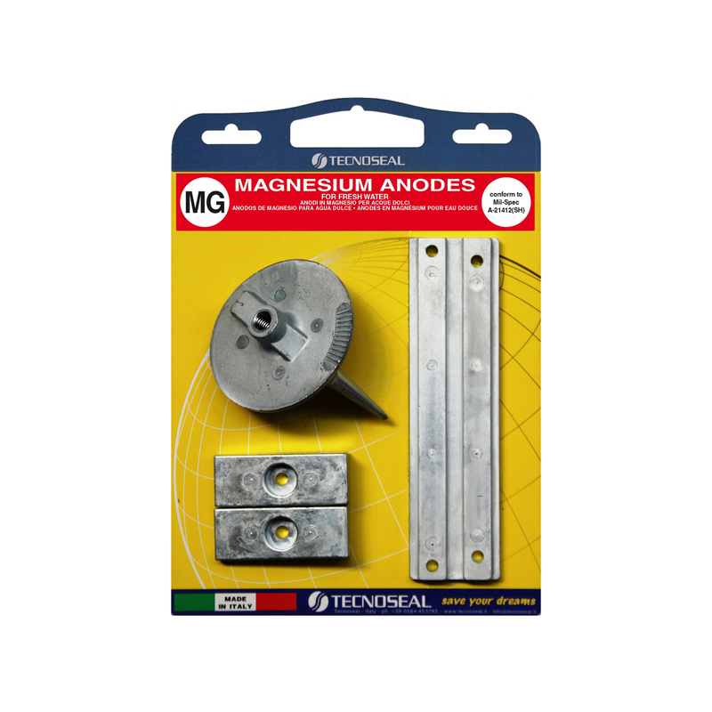 Kit anodes magnésium pour moteurs Mercury F75 à F150 EFI