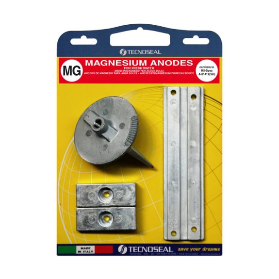 Kit anodes magnésium pour moteurs Mercury F75 à F150 EFI