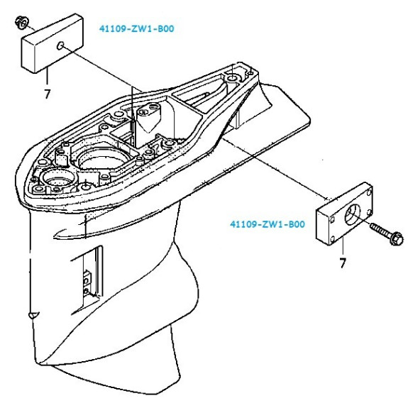 Kit de révision pour moteur Honda BF75A-BF90A (99-2006) - PESCARO