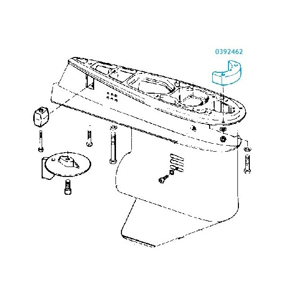 Kit de révision pour moteur Johnson Evinrude 70 et 75 cv 2 temps - PESCARO