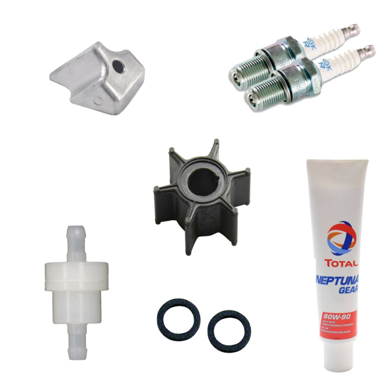 Kit révision 4-5 et 6cv - 4 temps Johnson Evinrude - PESCARO