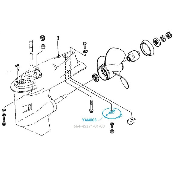 Kit de révision pour moteur Yamaha 40 et 50 cv 2 Temps (2000 et +) - PESCARO