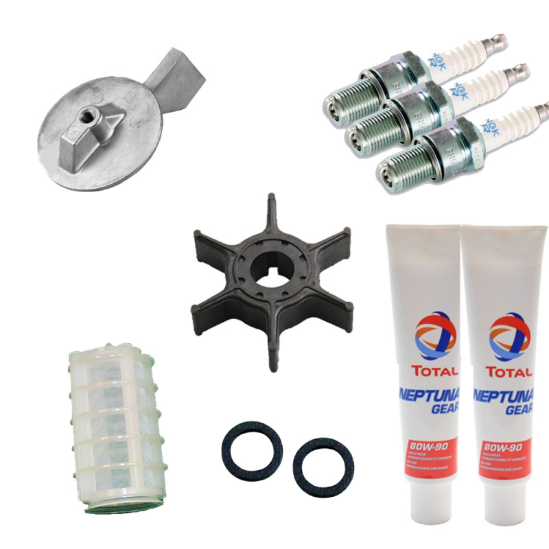 Kit entretien 60 et 70cv Yamaha, 2 Temps (2000 et +)