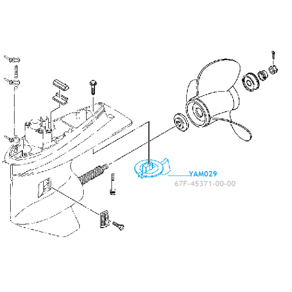 Kit de révision pour moteur Yamaha F80A - F80B - F100A - 4 Temps - PESCARO