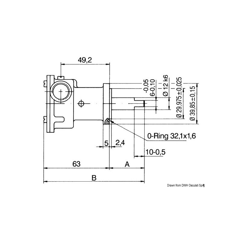 Pompe de refroidissement Nauco type FPR009 pour...