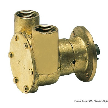 Pompe de refroidissement Nauco type FPR044 pour moteurs Nanni