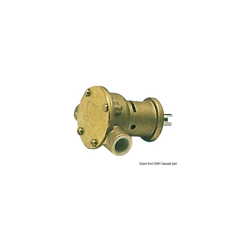 Pompe de refroidissement Nauco type ST114 pour moteurs Volvo Penta MD17 - MD1B - MD2B - AQD2B