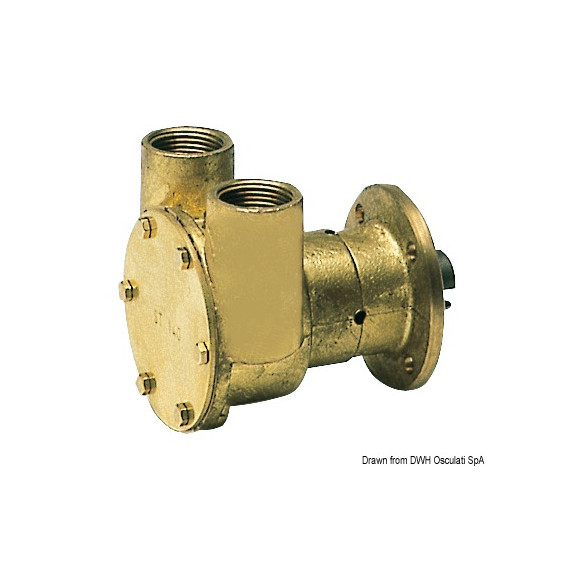 Pompe de refroidissement Nauco type FPR046 pour moteurs Vetus VF4 et VF5