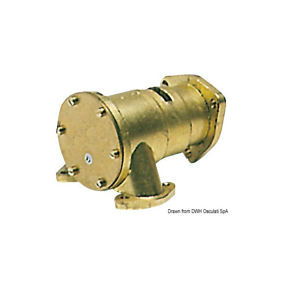 Pompe de refroidissement Nauco type FPR050F pour moteurs IVECO-AIFO et PERKINS