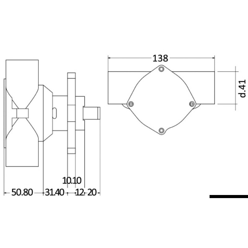 Pompe de refroidissement Nauco type ST1016 pour...