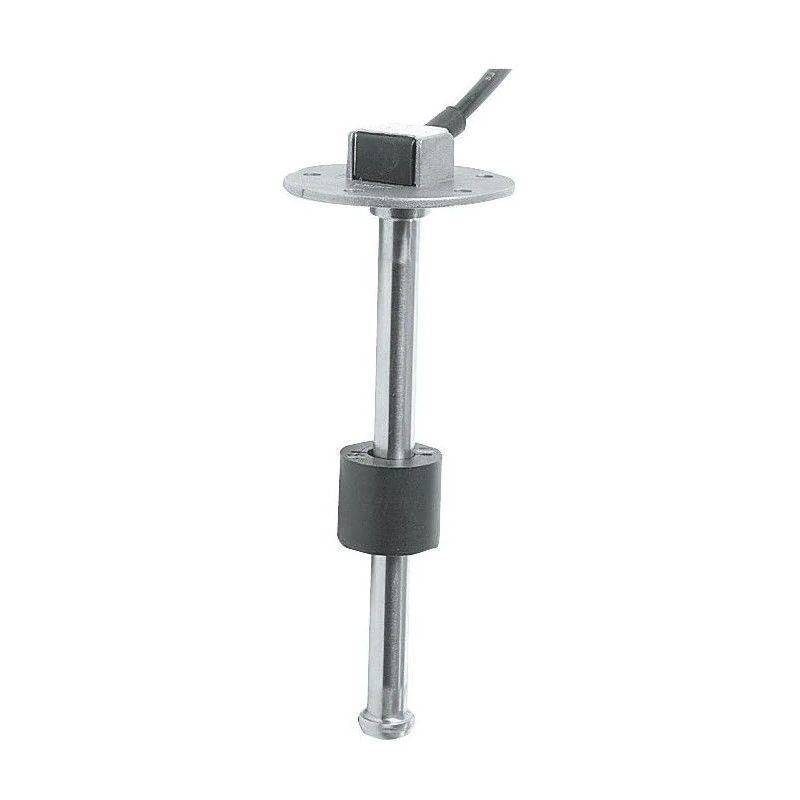 Capteur de niveau eau et carburant vertical inox 316 240-33 ohm - 35 cm