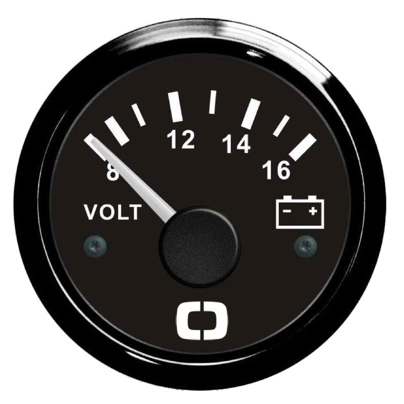 Voltmètre 12V noir
