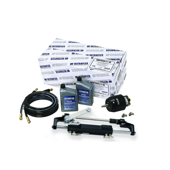 Kit direction hydraulique NAUTECH 3 pour moteurs hors bord jusqu'à 300 CV - ULTRAFLEX