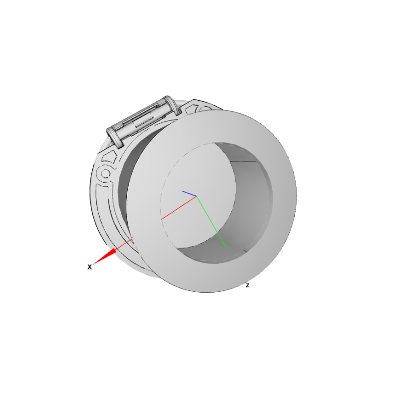 Boitier encastrable rond pour tirette de...