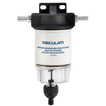 Filtre décanteur 10 Microns pour moteurs essence - débit 200 l/h