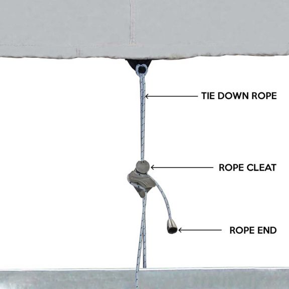 Housse pour semi-rigides avec T-TOP de 8.4 à 8.7 mètres - OCEANSOUTH