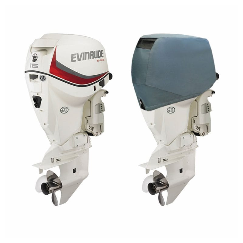 Housse de moteur ventilée pour Evinrude 90-130 CV - OCEANSOUTH