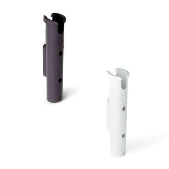 Porte canne mural Rod Stow 1 canne blanc RAILBLAZA