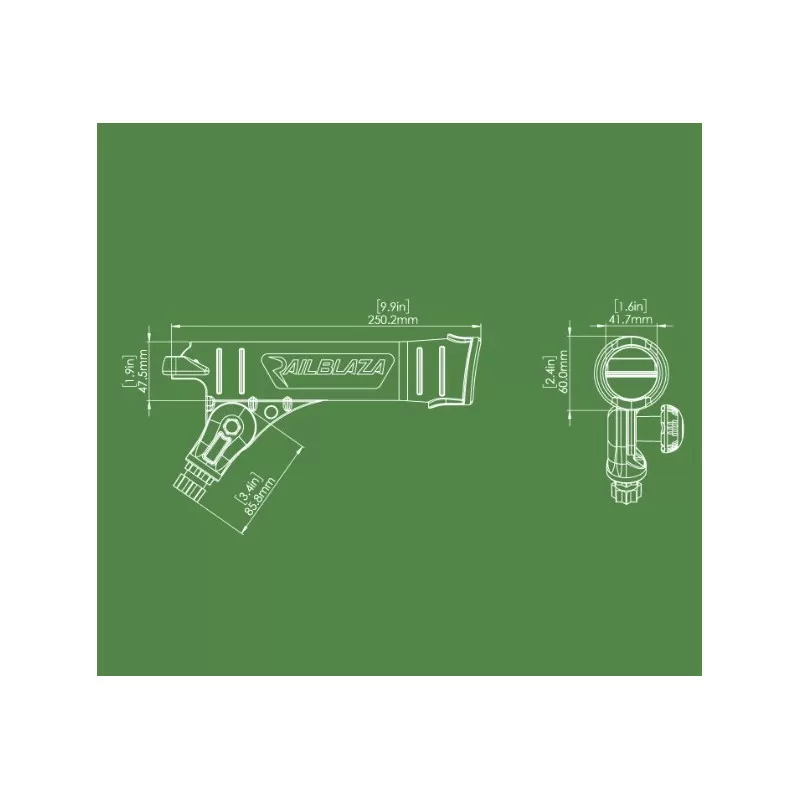 Porte-canne Rod Tube RAILBLAZA Starport