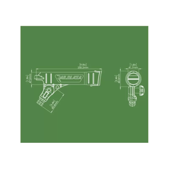 Porte-canne Rod Tube RAILBLAZA Starport