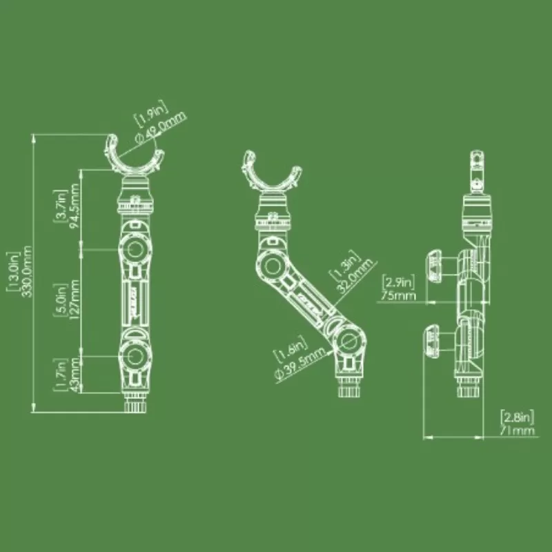 Supports pour moteurs électriques avant RAILBLAZA
